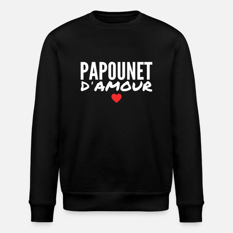 Papa Liebe - Stanley/Stella Unisex Bio-Sweatshirt ROLLER - Schwarz