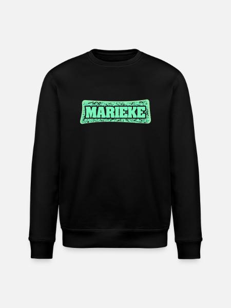 Geburtsname Marieke - Stanley/Stella Unisex Bio-Sweatshirt ROLLER - Schwarz