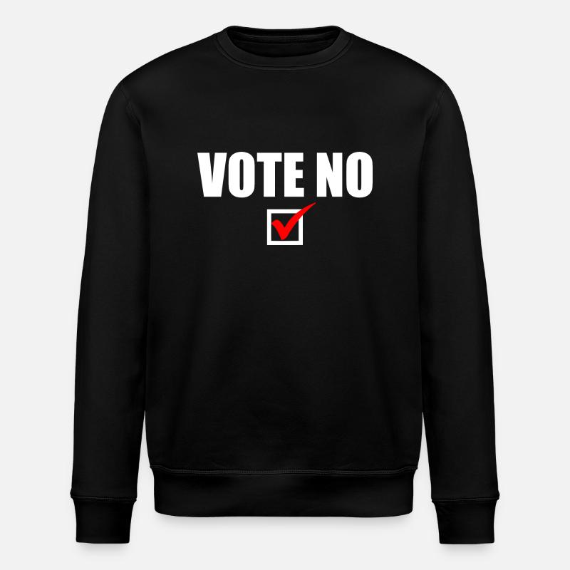 Vote no - Stanley/Stella ROLLER Unisex Organic Sweatshirt - black