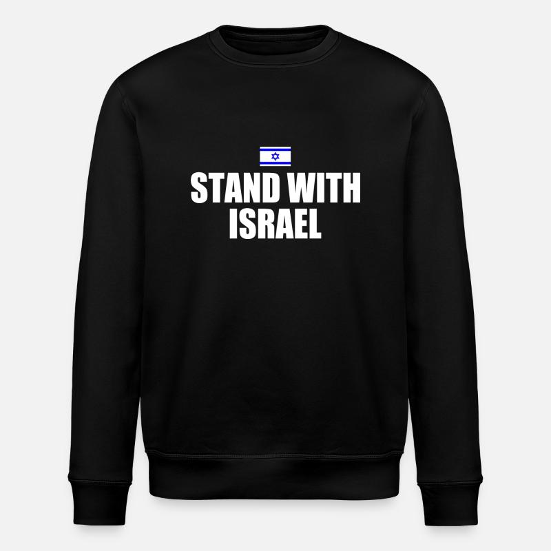 Stand with israel - Sweat bio ROLLER Stanley/Stella Unisexe - noir