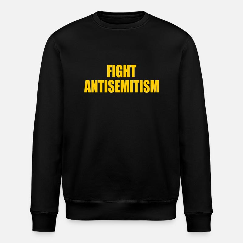 fight antisemitism - Sweat bio ROLLER Stanley/Stella Unisexe - noir