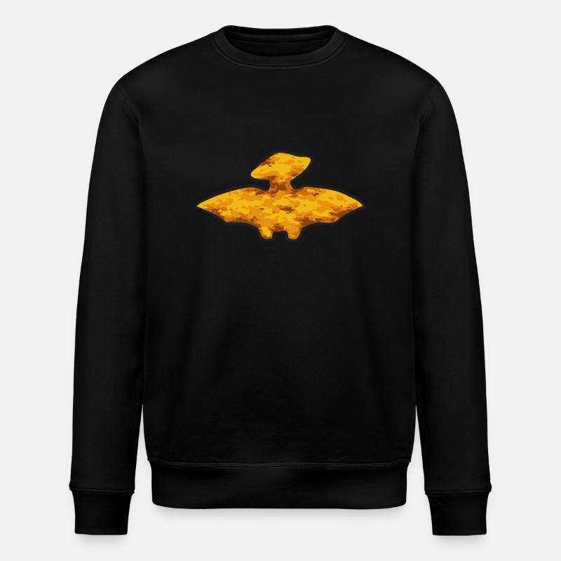 Dino Nuggets Dinosaur Chicken Nuggets - Stanley/Stella ROLLER Unisex Organic Sweatshirt - black