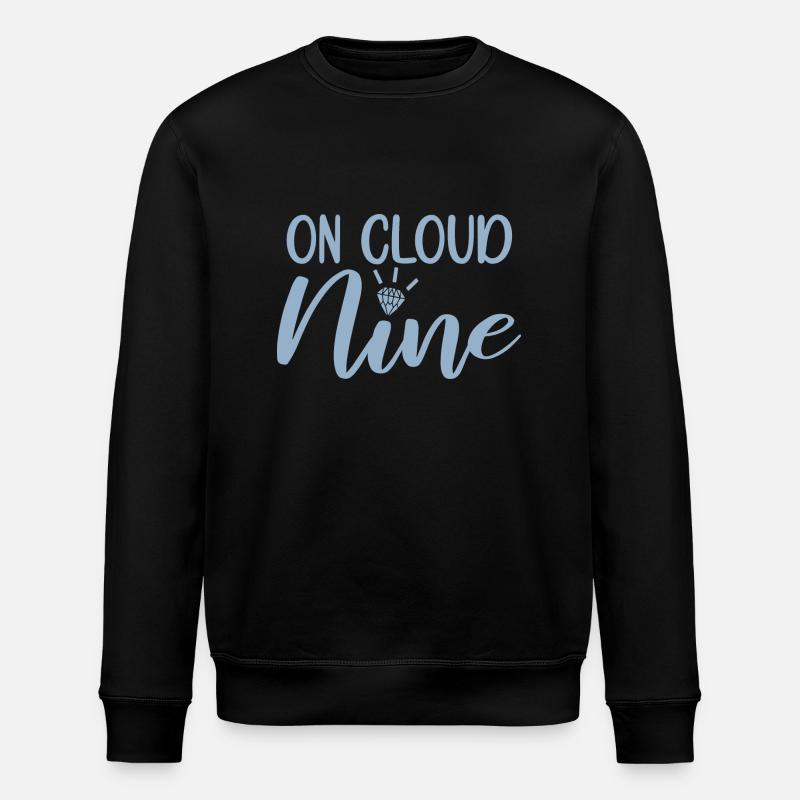 On Cloud Nine - Lustiges Junggesellinnenabschiedsgeschenk - Stanley/Stella Unisex Bio-Sweatshirt ROLLER - Schwarz