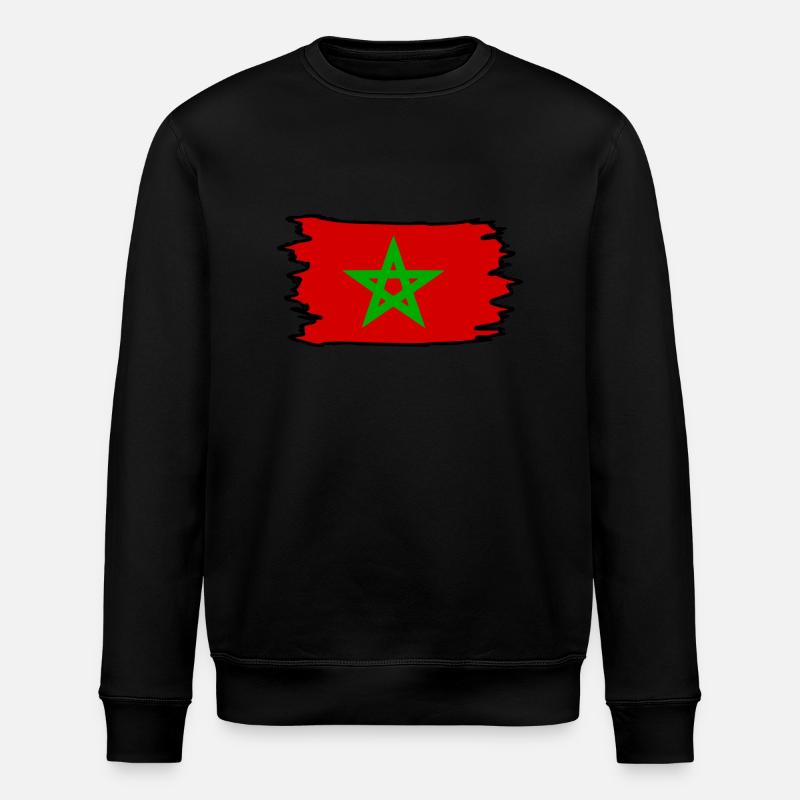 Morocco - Stanley/Stella ROLLER Unisex Organic Sweatshirt - black