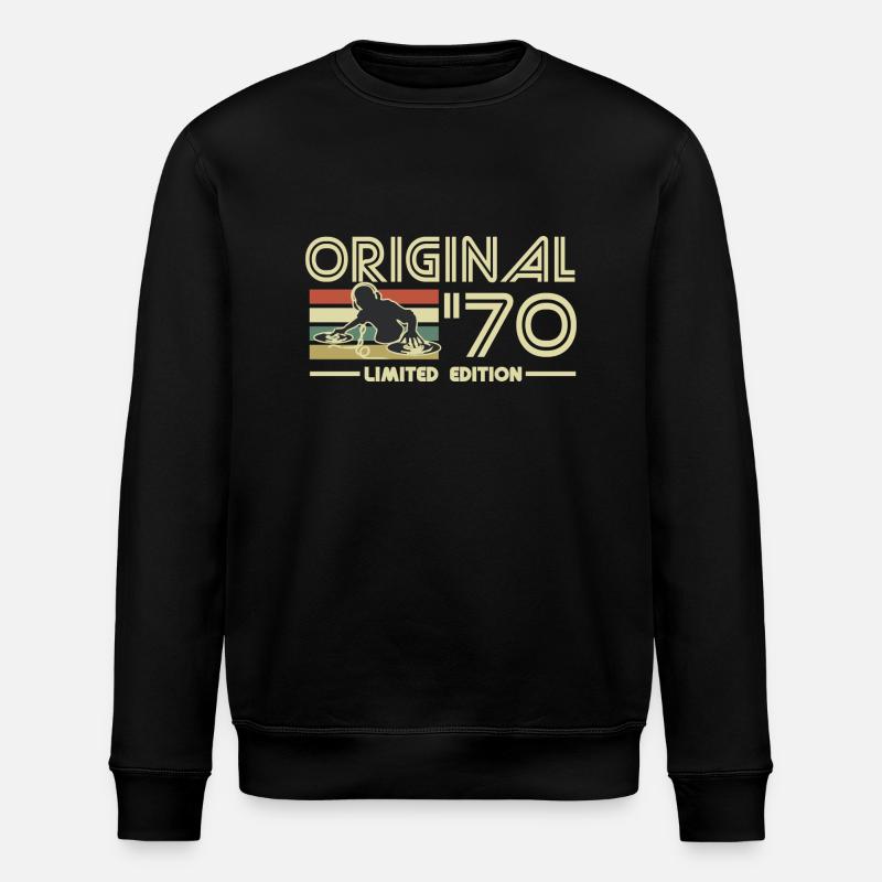1970 - Stanley/Stella ROLLER Unisex Organic Sweatshirt - black