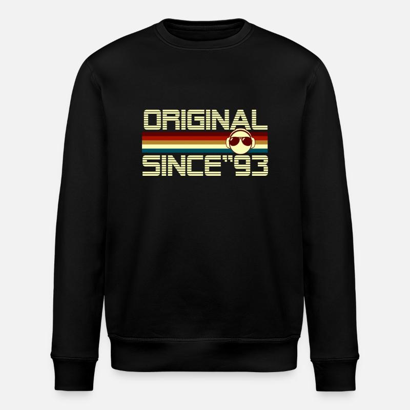 Seit 93 - Stanley/Stella Unisex Bio-Sweatshirt ROLLER - Schwarz