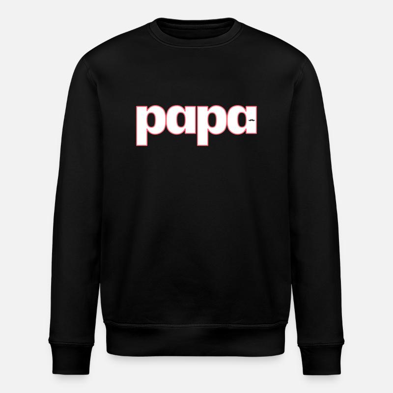 PAPA - Sweat bio ROLLER Stanley/Stella Unisexe - noir