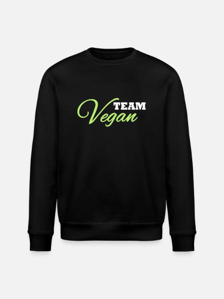 Team Vegan - Stanley/Stella ROLLER Unisex Organic Sweatshirt - black
