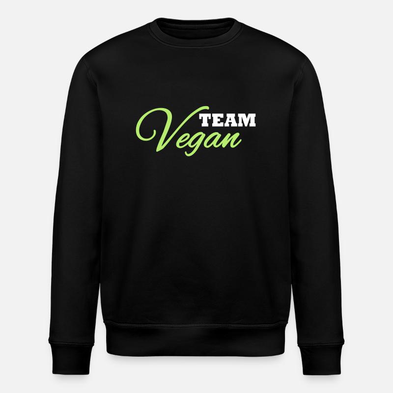 Team Vegan - Stanley/Stella Unisex Bio-Sweatshirt ROLLER - Schwarz