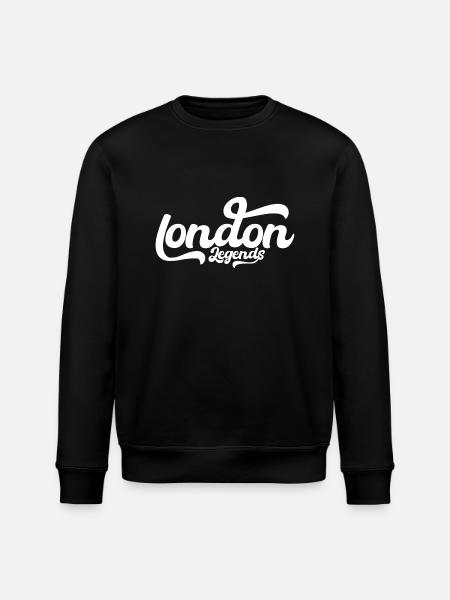 London Legends, Aesthetic - Stanley/Stella ROLLER Unisex Organic Sweatshirt - black