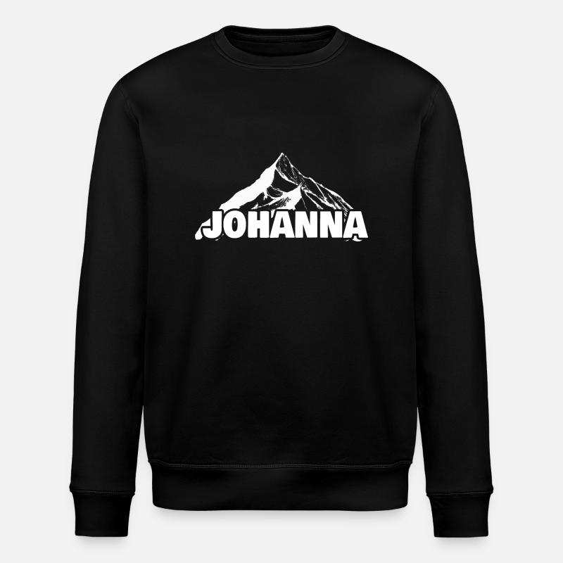 Climbing Johanna - Stanley/Stella ROLLER Unisex Organic Sweatshirt - black