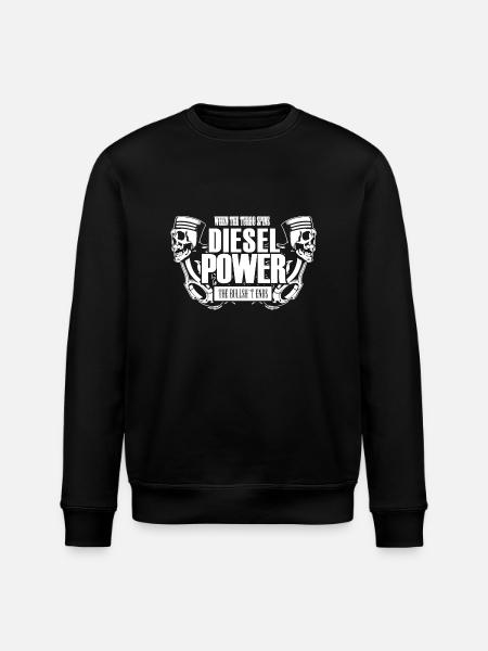 Diesel Power Hemd - Stanley/Stella Unisex Bio-Sweatshirt ROLLER - Schwarz