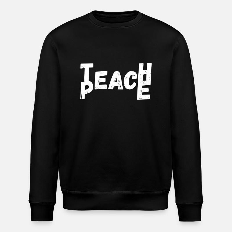 Enseigner la paix - Sweat bio ROLLER Stanley/Stella Unisexe - noir