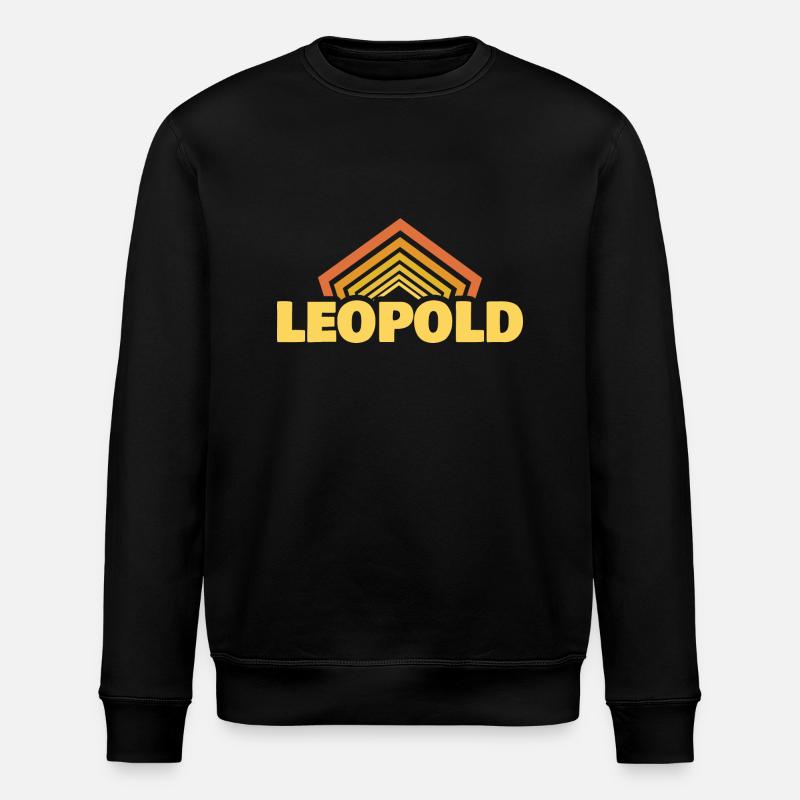 Leopold - Stanley/Stella Unisex Bio-Sweatshirt ROLLER - Schwarz