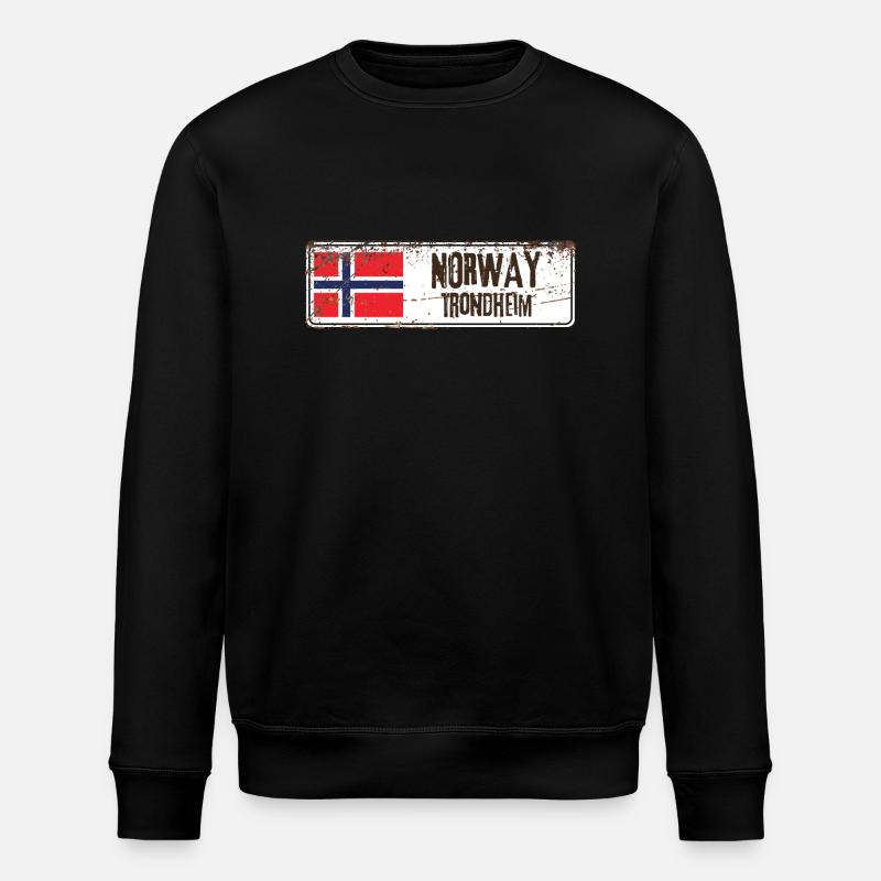 Trondheim, Norwegen - Stanley/Stella Unisex Bio-Sweatshirt ROLLER - Schwarz
