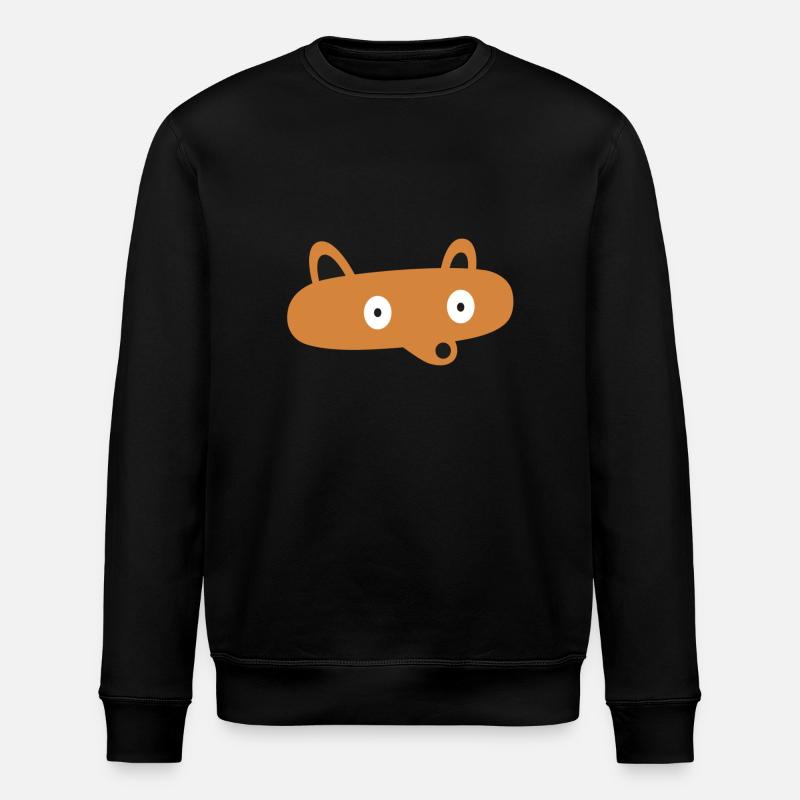 fox - Stanley/Stella ROLLER Unisex Organic Sweatshirt - black