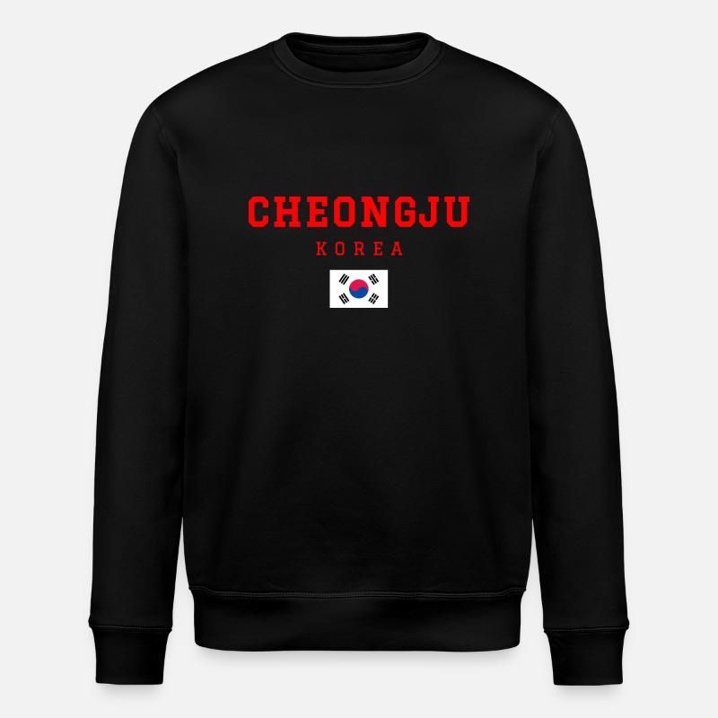 Cheongju Korea - Stanley/Stella Unisex Bio-Sweatshirt ROLLER - Schwarz