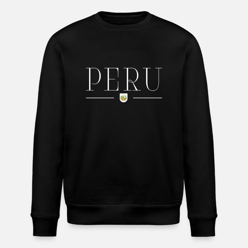 I love Peru - Stanley/Stella ROLLER Unisex Organic Sweatshirt - black