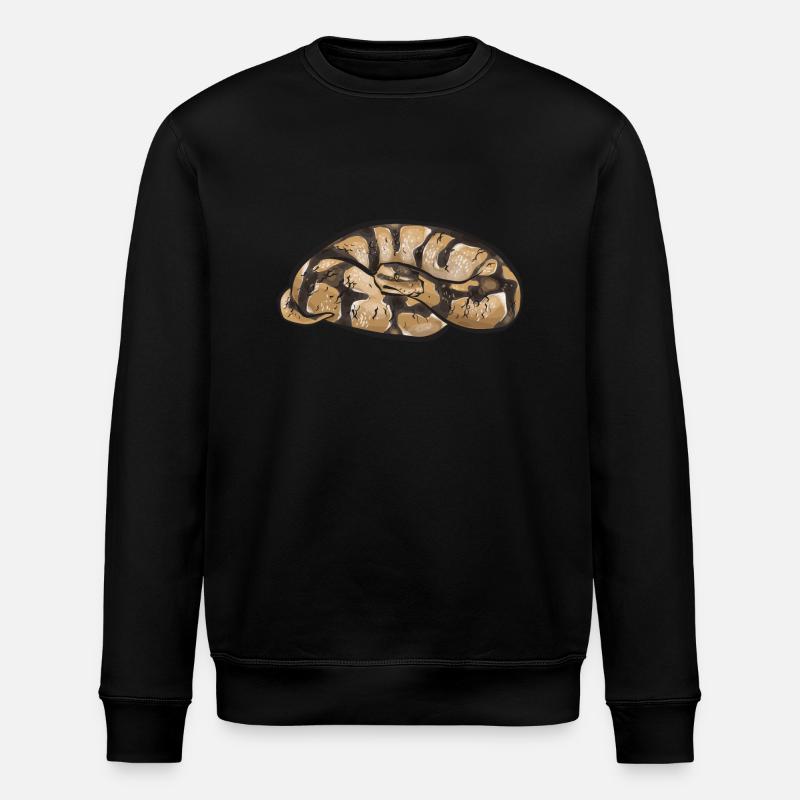 Ball Python Snake King Python - Sweat bio ROLLER Stanley/Stella Unisexe - noir