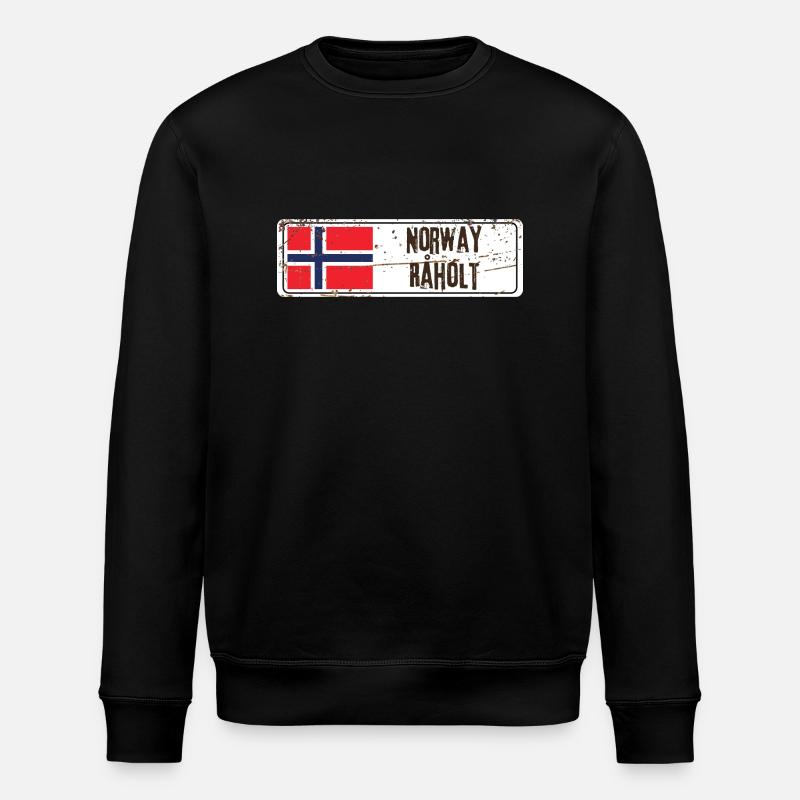 Raholt, Norwegen - Stanley/Stella Unisex Bio-Sweatshirt ROLLER - Schwarz