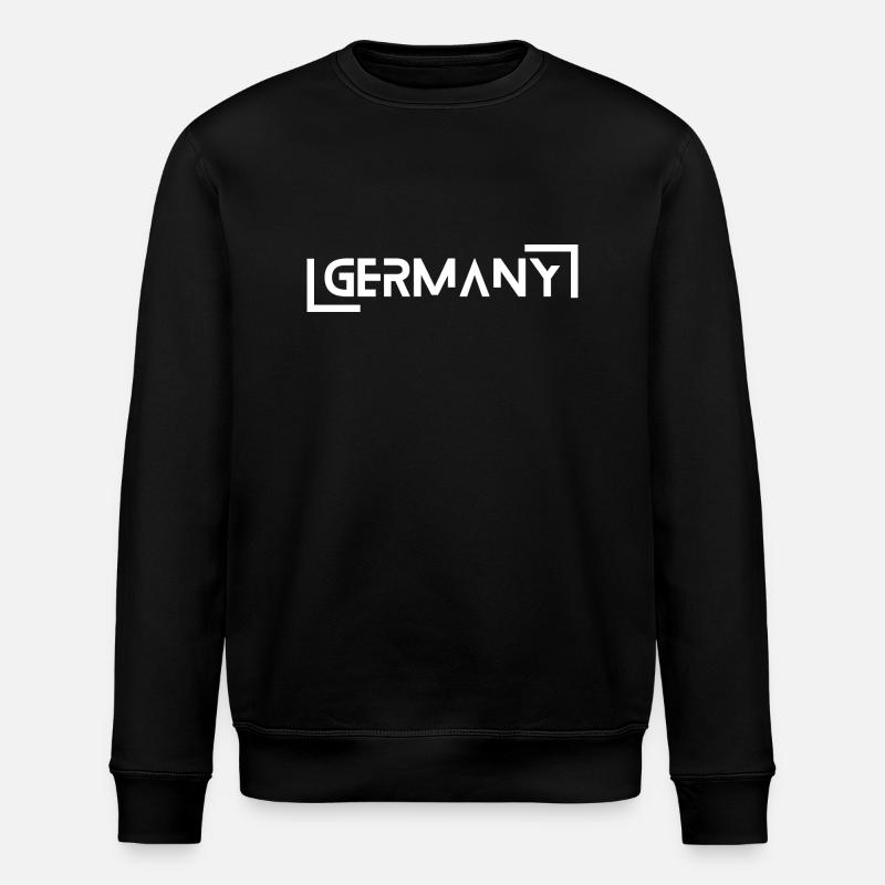 Germany Deutschland - Stanley/Stella ROLLER Unisex Organic Sweatshirt - black