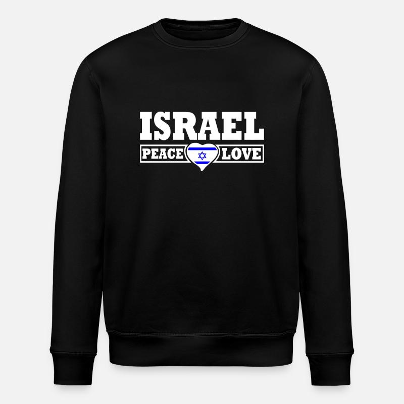 Israel - Sweat bio ROLLER Stanley/Stella Unisexe - noir
