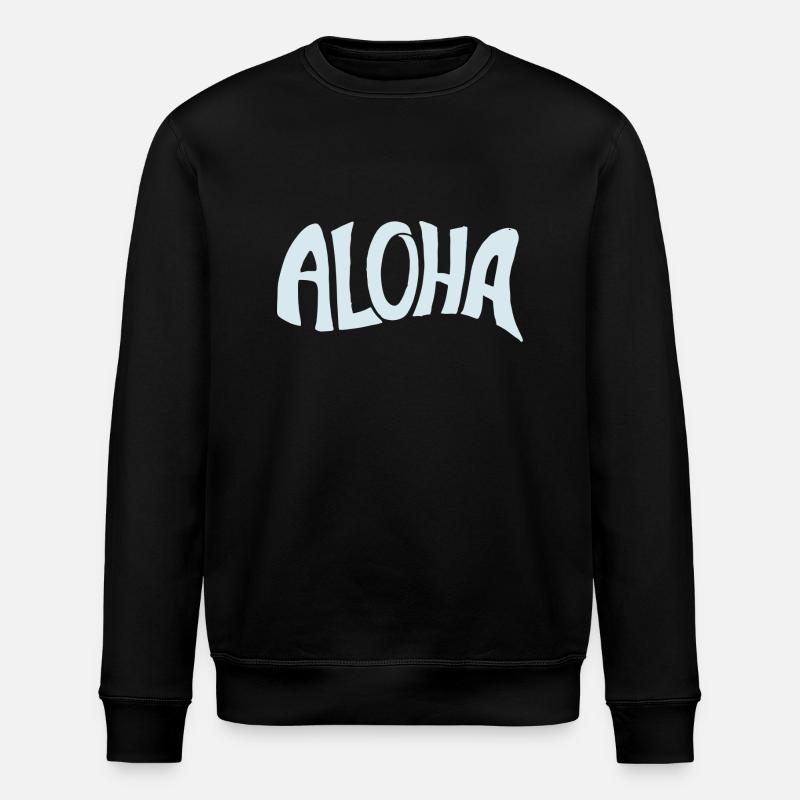 Aloha - Stanley/Stella Unisex Bio-Sweatshirt ROLLER - Schwarz