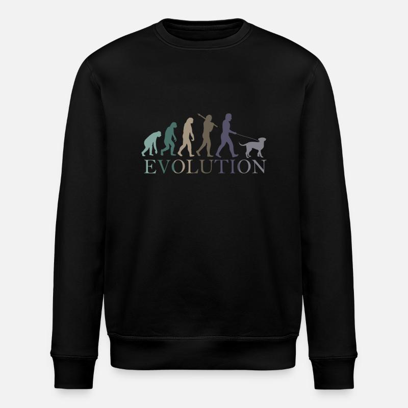 L’ÉVOLUTION DU CHIEN - Sweat bio ROLLER Stanley/Stella Unisexe - noir
