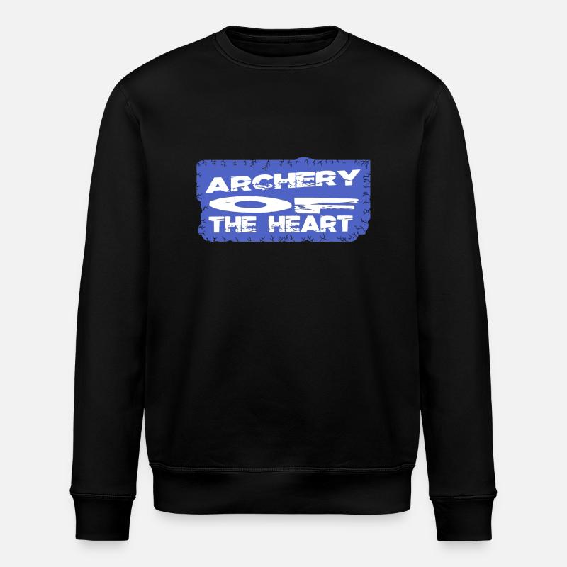 gift archery practice love community - Stanley/Stella Unisex Bio-Sweatshirt ROLLER - Schwarz