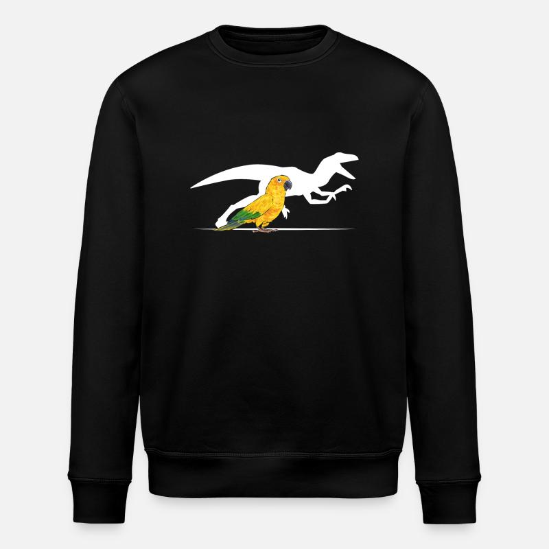 Perruche Perroquet Perruche Oiseau - Sweat bio ROLLER Stanley/Stella Unisexe - noir