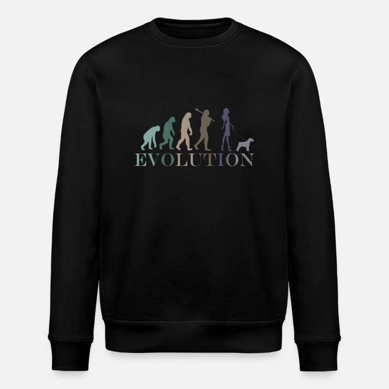 Schnauzer Evolution Frau - Stanley/Stella Unisex Bio-Sweatshirt ROLLER - Schwarz