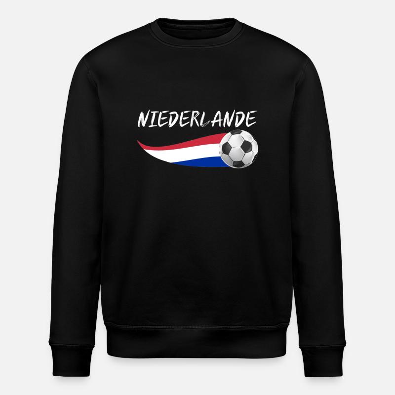 Holland Netherlands Netherlands - Stanley/Stella ROLLER Unisex Organic Sweatshirt - black