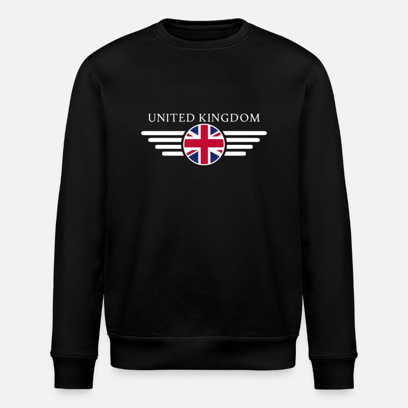 Royaume-Uni T-shirt - Sweat bio ROLLER Stanley/Stella Unisexe - noir
