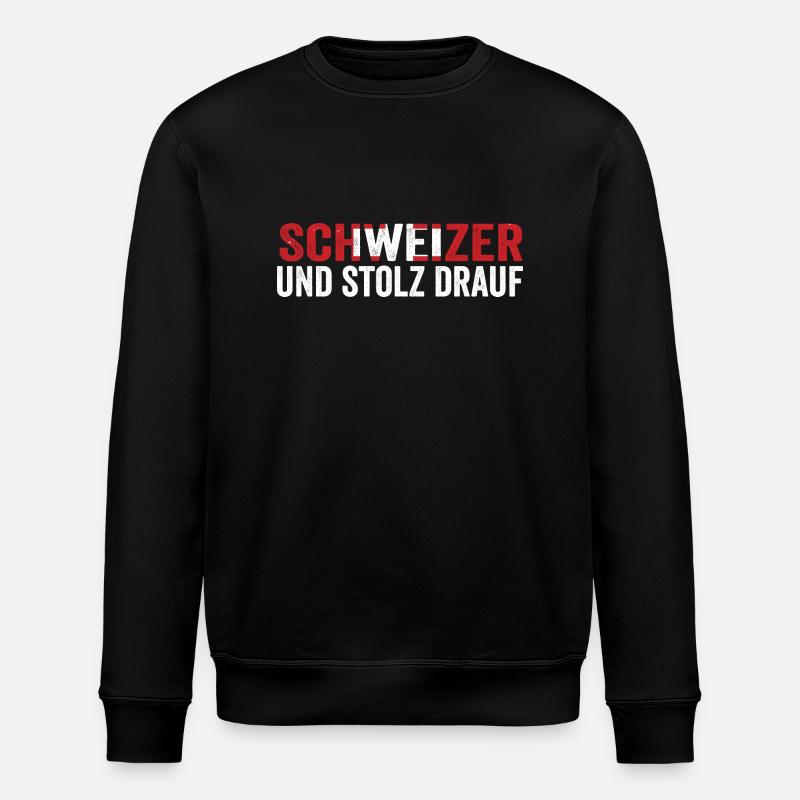 Suisse suisse - Sweat bio ROLLER Stanley/Stella Unisexe - noir