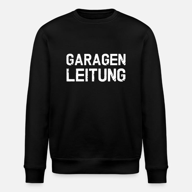 Garagen Leitung - Stanley/Stella Unisex Bio-Sweatshirt ROLLER - Schwarz
