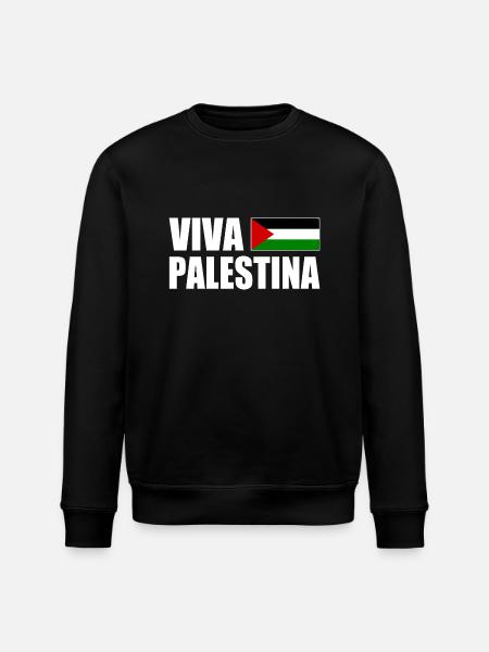Viva palestina - Stanley/Stella ROLLER Unisex Organic Sweatshirt - black