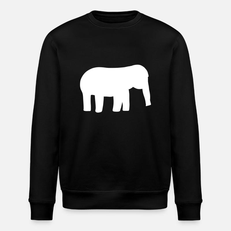 Éléphant Bébé Symbole Animal - Sweat bio ROLLER Stanley/Stella Unisexe - noir
