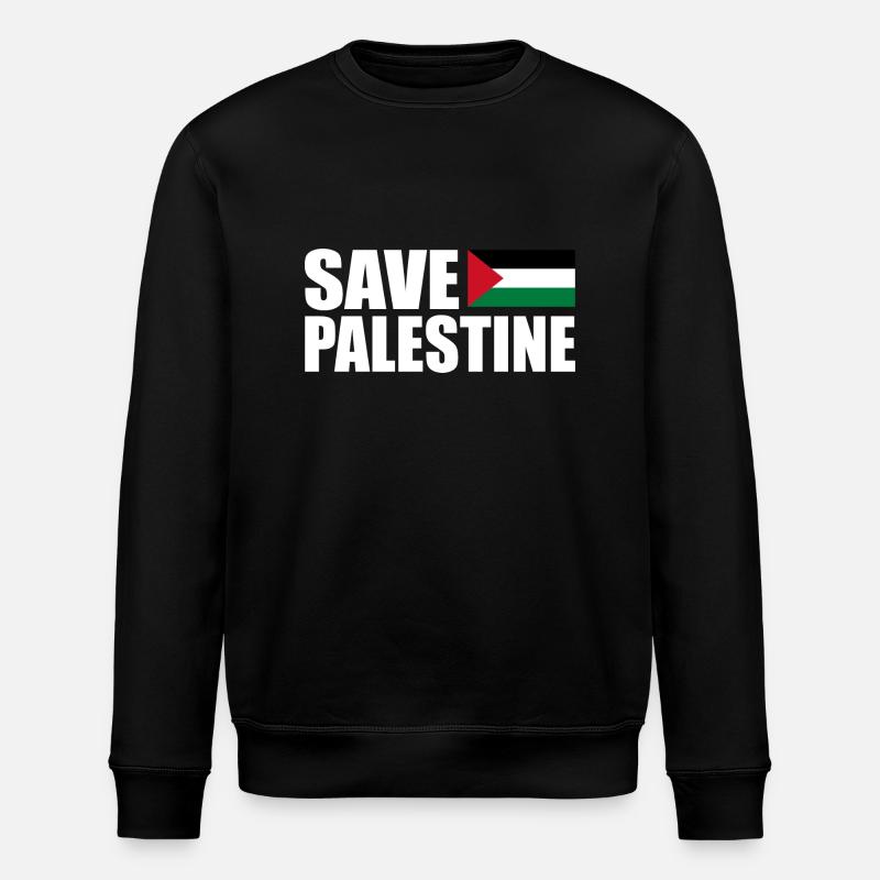 SAVE PALESTINE - Sweat bio ROLLER Stanley/Stella Unisexe - noir
