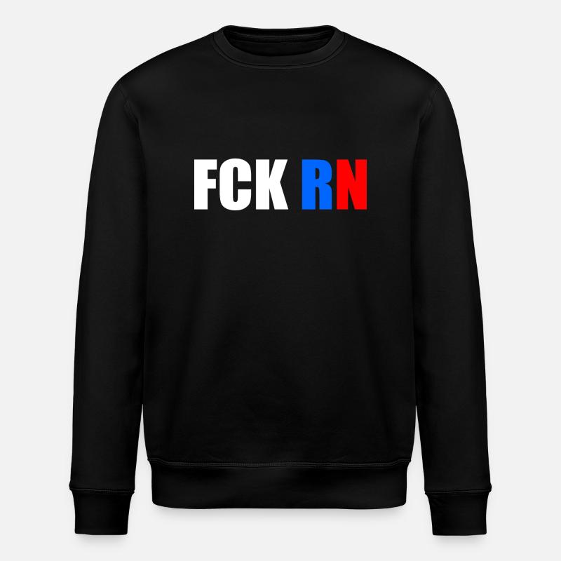 Fck rn - Stanley/Stella ROLLER Unisex Organic Sweatshirt - black