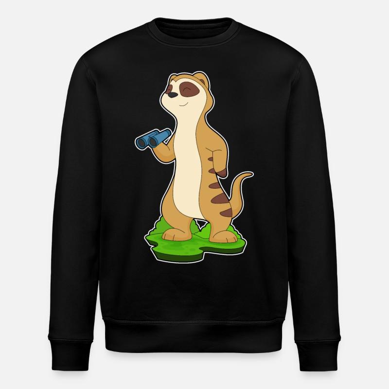 Jumelles suricates - Sweat bio ROLLER Stanley/Stella Unisexe - noir