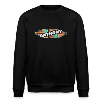 Anthony Anthony - Stanley/Stella Unisex Bio-Sweatshirt ROLLER - Schwarz - Vorne - Nik (191cm)