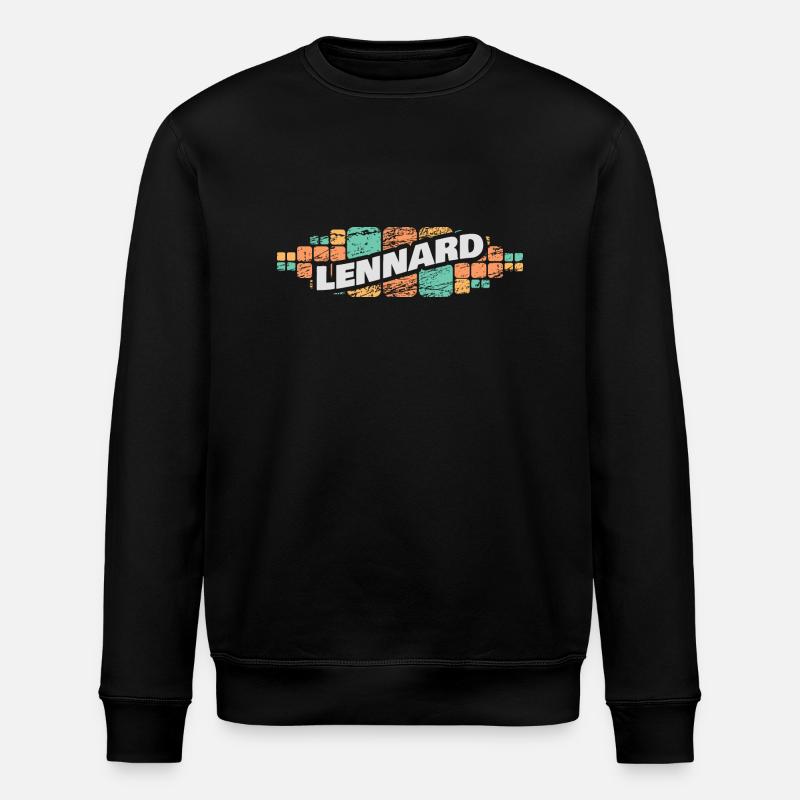 Lennard als Lennard - Stanley/Stella Unisex Bio-Sweatshirt ROLLER - Schwarz