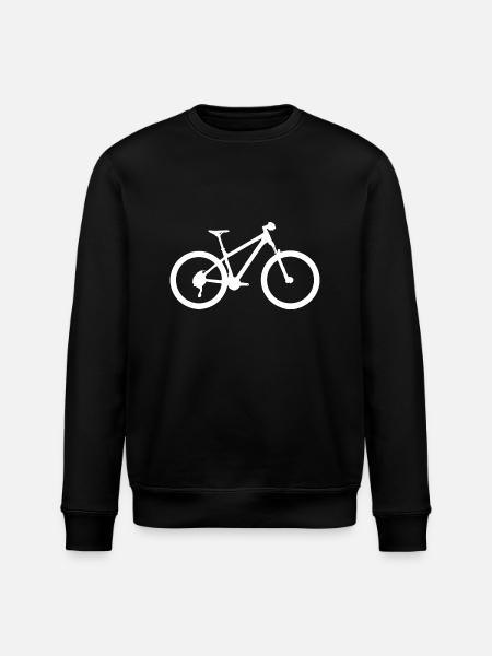 Wheel 2 white - Stanley/Stella ROLLER Unisex Organic Sweatshirt - black