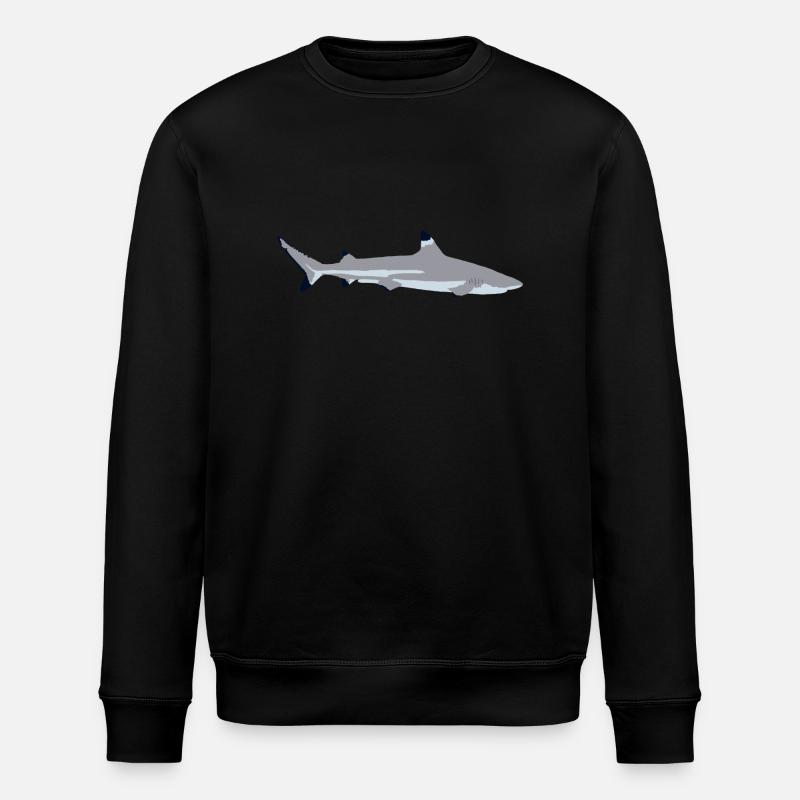 Requin à pointe noire - Sweat bio ROLLER Stanley/Stella Unisexe - noir