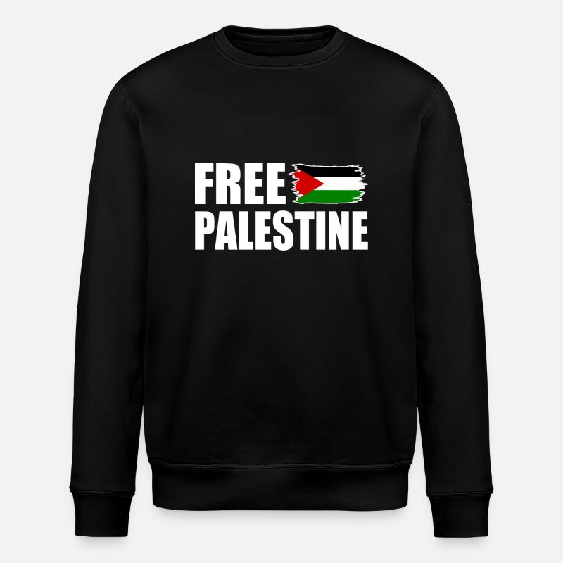 Free palestine - Stanley/Stella Unisex Bio-Sweatshirt ROLLER - Schwarz