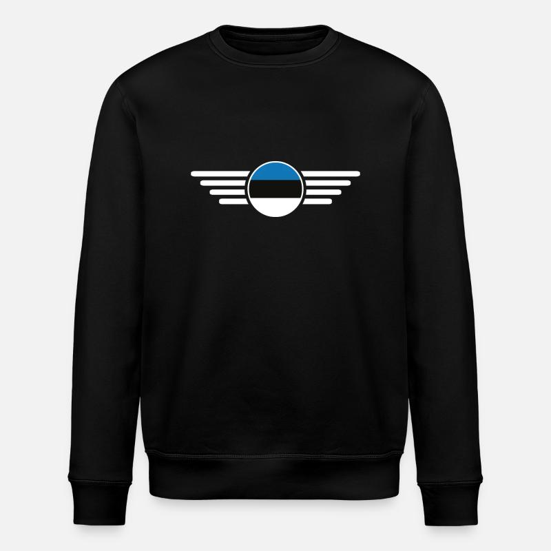 Estonie Style Design T-shirt - Sweat bio ROLLER Stanley/Stella Unisexe - noir