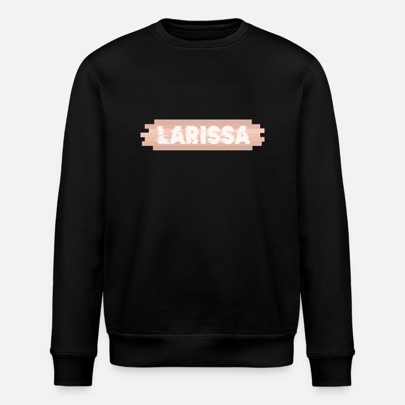 Prénom Larissa - Sweat bio ROLLER Stanley/Stella Unisexe - noir