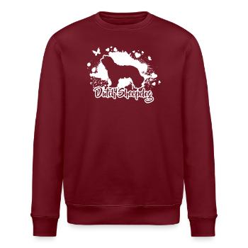 Chien de berger hollandais Chiens de race Wilsigns - Sweat bio ROLLER Stanley/Stella Unisexe - bordeaux - Devant - Nik (191cm)