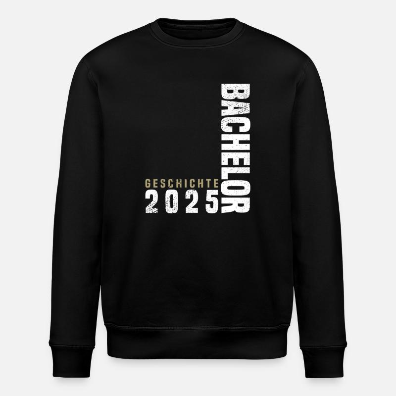 Bachelor Geschichte 2025 - Stanley/Stella Unisex Bio-Sweatshirt ROLLER - Schwarz