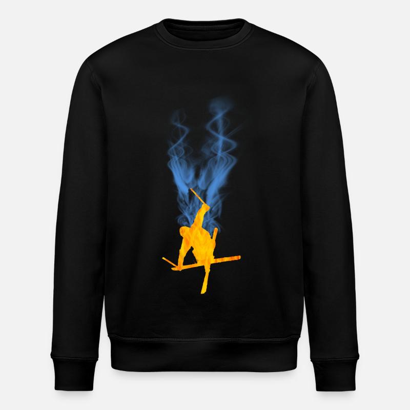 Flamme de ski acrobatique - Sweat bio ROLLER Stanley/Stella Unisexe - noir